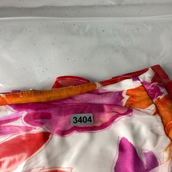 Milly Mira Paper Peony Print Skirt Mini Floral Womens 4 Ruffle Scrunched - Picture 8 of 8